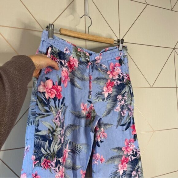 Tommy Bahama Madeira Blooms 100% Linen Easy Pants - Picture 4 of 7